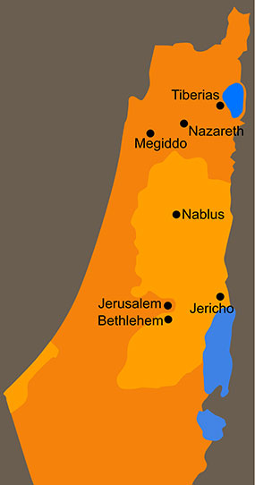         Christian Pilgrimage Map    